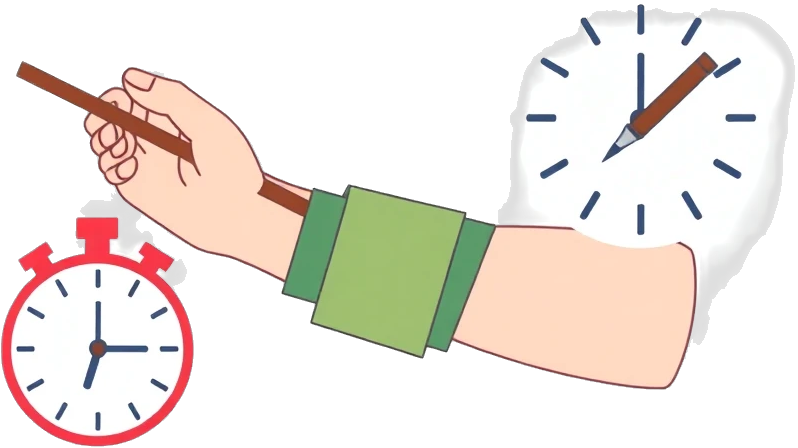 Ilustração de aplicação de torniquete